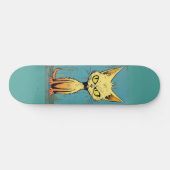 Kat kunst grappig Skateboard Deck (Horizontaal)