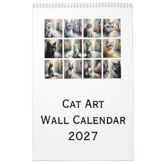 Kat Kunst Wandkalender 2027 Kalender