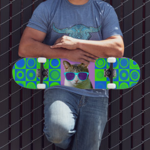 KAT-KUNSTMATIGE SUNGLASSEN SKATEBOARDS