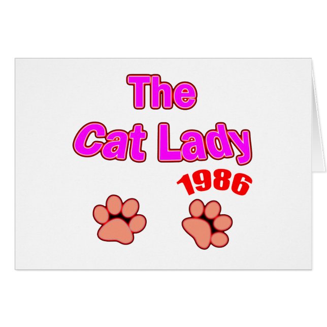 Kat Lady 1986 (Voorkant Horizontaal)