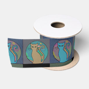 Kat Lady Multi Cats Sitting Thunder_Cove Lint
