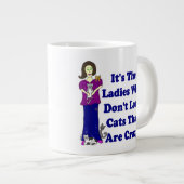 Kat Lady (niet gek) Grote Koffiekop (Voorkant rechts)