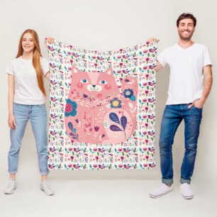 Kat land fleece deken