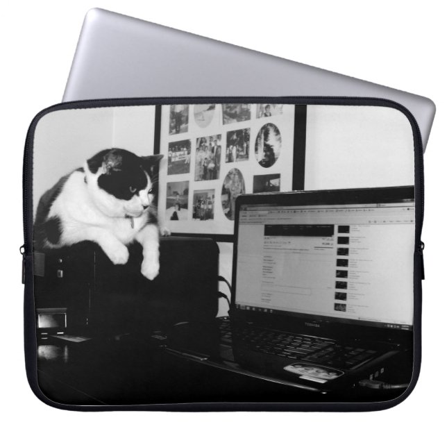 Kat-laptophoes Laptop Sleeve (Voorkant)