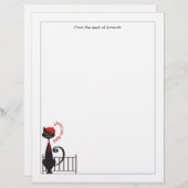 Kat-laptoppapier Briefhoofd (Voorkant / Achterkant)