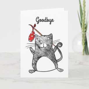 Kat Leaving Card Kaart