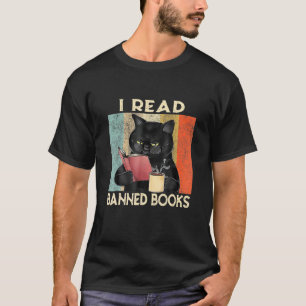 Kat Lees Verboden Boeken  Boekenwurmen Lezen Boek  T-shirt