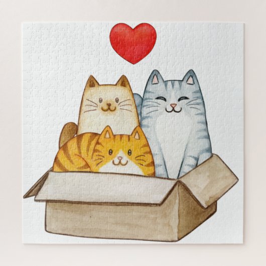 kat legpuzzel (Verticaal)