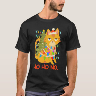 kat lichte keten dennenboom Kattenbezitter T-shirt