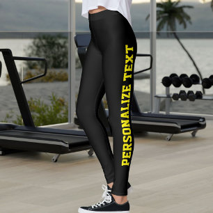 Kat Liefhebber Huisdier Moeder Zwart En Geel Geper Leggings