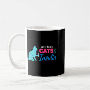 Kat Liefhebber Ik heb katten insuline diabetes bew Koffiemok