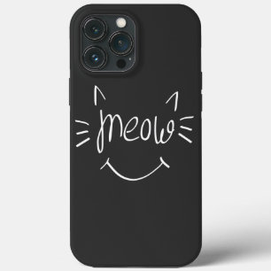 Kat Liefhebber Meow   iPhone 13 Pro Max Hoesje