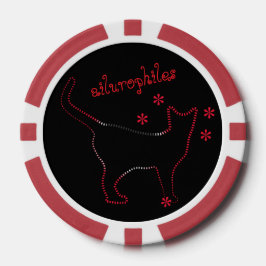 Kat liefhebbers ailurofielen poker chips