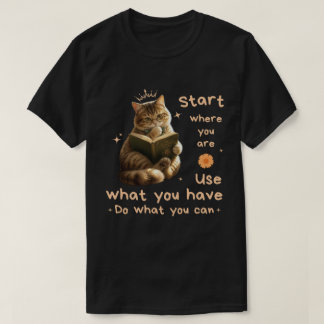 Kat Liefhebbers, Begin Waar Je Bent, Motivatie Cit T-shirt