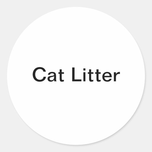 Kat Litter Stickers (Voorkant)