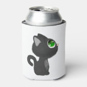 Kat Little Cat Feline Animal Huiddier Kat. Blikjeskoeler (Blikje Voorkant)