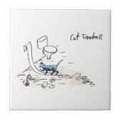 Kat-loopband Tegeltje (Voorkant)