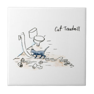 Kat-loopband Tegeltje