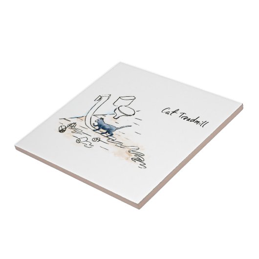 Kat-loopband Tegeltje (Zijkant)