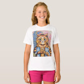 Kat | Louis Wain | T-shirt (Voorkant volledig)