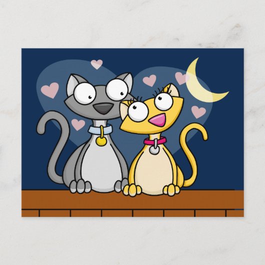Kat Love Briefkaarten (Voorkant)
