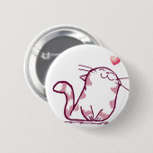 Kat Love Ronde Button 5,7 Cm (Voorkant /achterkant)