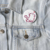 Kat Love Ronde Button 5,7 Cm (In situ)