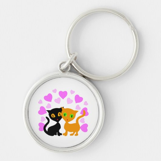 Kat Love Sleutelhanger (Voorkant)