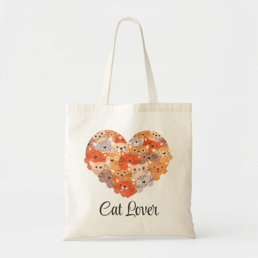 Kat Love Tote Bag (Voorkant)