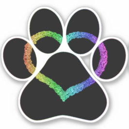 KAT LOVE zwart Sticker