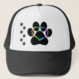 KAT LOVE zwart Trucker Pet