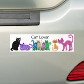 Kat Lover-bumpersticker Bumpersticker (Op auto)