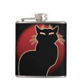 Kat Lover Flask Aangepaste kat Drink Flasers & cad Heupfles (Voorkant)