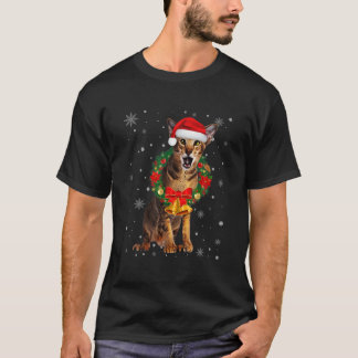 Kat Lover Funny Oriental Shorthair Tree Kerstmis T-shirt