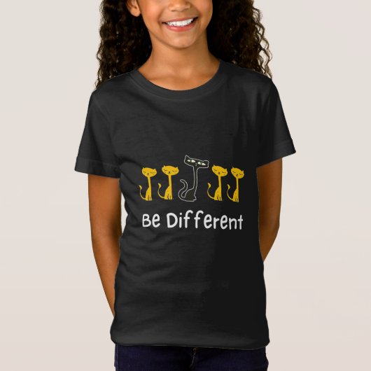 Kat Lover is anders T-shirt (Voorkant)