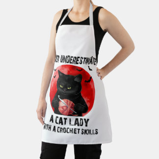 Kat Lover Lady Schort voor liefdevol koken