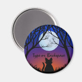 Kat Lover Magnet Fat Cat Fridge Magnet Magneet (Voorkant / Achterkant)