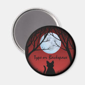 Kat Lover Magnet Fat Cat Fridge Magnet Magneet (Voorkant / Achterkant)