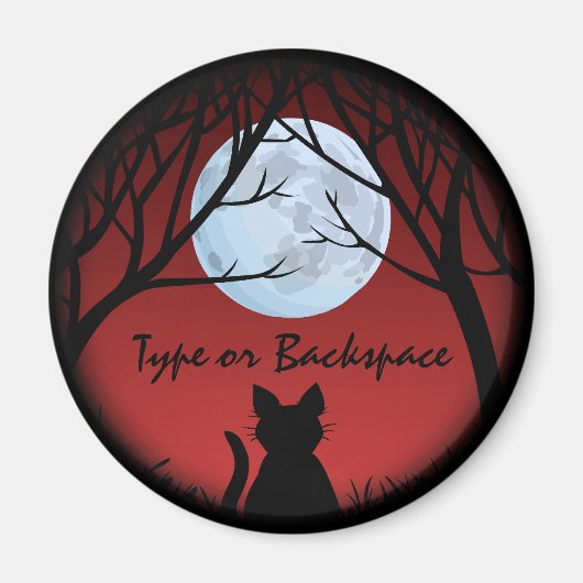 Kat Lover Magnet Fat Cat Fridge Magnet Magneet (Voorkant)