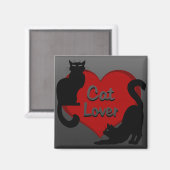 Kat Lover Magnet Kitty Cat Fridge Magnet aanpassen Magneet (Voorkant / Achterkant)