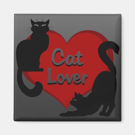 Kat Lover Magnet Kitty Cat Fridge Magnet aanpassen Magneet (Voorkant)