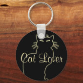 Kat Lover Sleutelhanger Kat Sleutelhangers  (Voorkant)