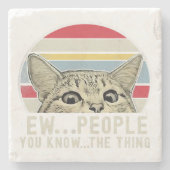 Kat Lover Stone Onderzetter | Lover Stone Onderzet (Voorkant)