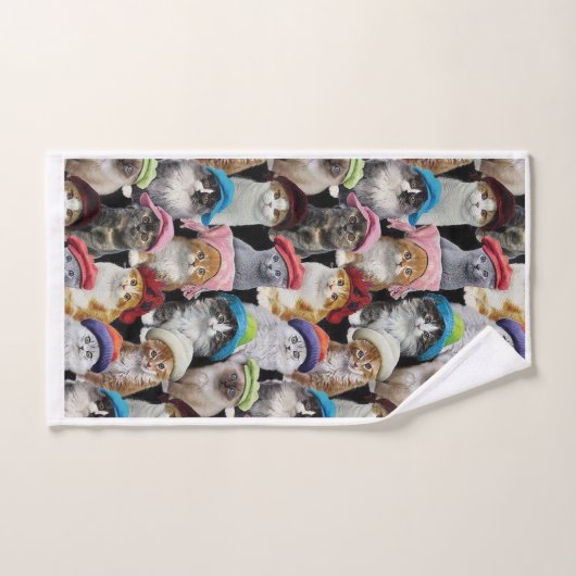 Kat Lovers Bathroom Towel Set Bad Handdoek (Handdoek)