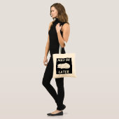 KAT LUIE KAT KAN LATER ZIJN TOTE BAG (Voorkant (model))