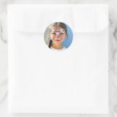 Kat Make-up Klassieke Ronde Sticker (Tas)