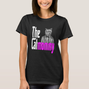 Kat mam De katmoeder is gek op Kat T-shirt