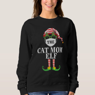 Kat mam Elf Matching met kerstgroep Pjs Family Pa Trui