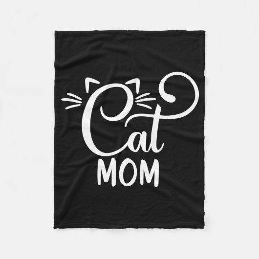 Kat mam Good Cat Lovers Fleece Deken (Voorkant)