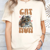 Kat Mam, Kat Mam, Kat Liefhebber Retro Stijl T-shirt